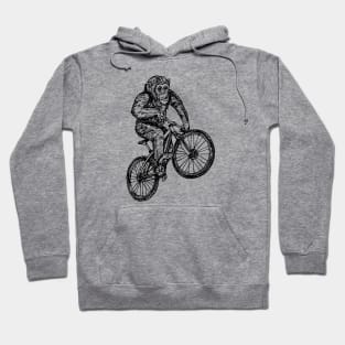 SEEMBO Chimpanzee Cycling Bicycle Bicycling Biking Riding Bike Hoodie